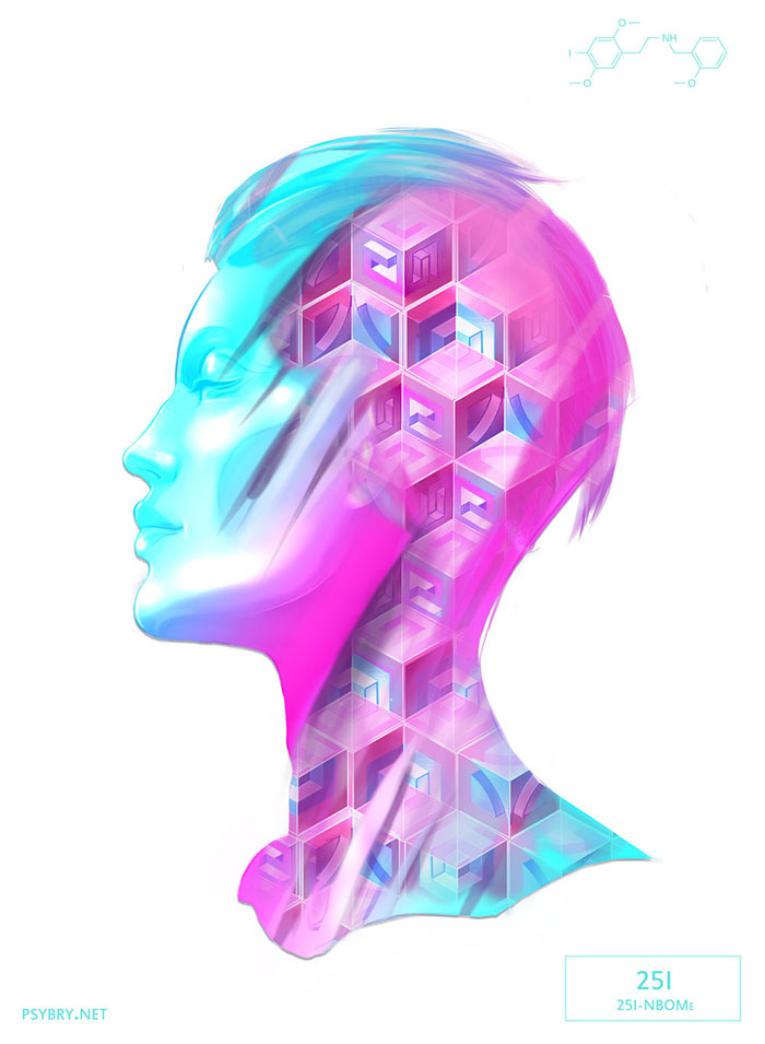 Художник принял 20 разных наркотиков и создал 20 рисунков, Брайан Поллетт, Brian Pollett