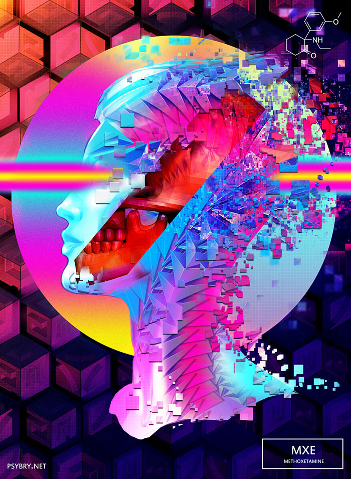 Художник принял 20 разных наркотиков и создал 20 рисунков, Брайан Поллетт, Brian Pollett