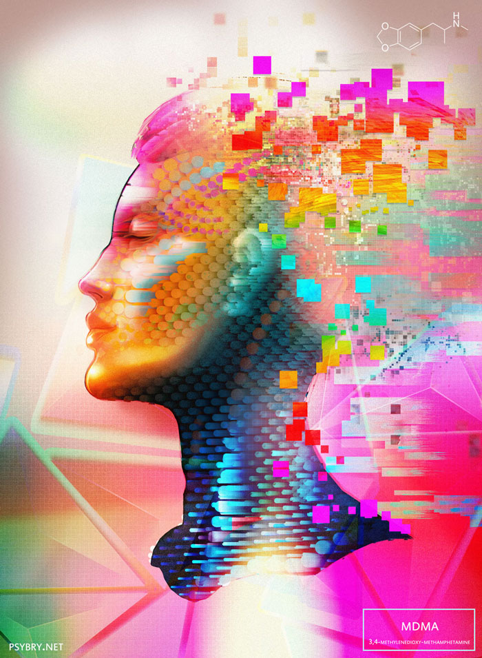 Художник принял 20 разных наркотиков и создал 20 рисунков, Брайан Поллетт, Brian Pollett