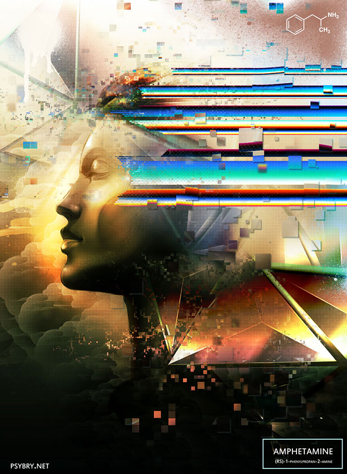 Художник принял 20 разных наркотиков и создал 20 рисунков, Брайан Поллетт, Brian Pollett