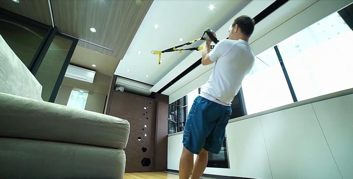 Фантастический дизайн крошечной квартиры, в которую удалось поместить кухню, ванну, кинотеатр и тренажёрный зал квартира трансформер, LAAB, Small Home Smart Home, дизайн квартиры трансформер