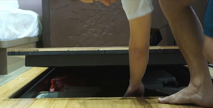 Фантастический дизайн крошечной квартиры, в которую удалось поместить кухню, ванну, кинотеатр и тренажёрный зал квартира трансформер, LAAB, Small Home Smart Home, дизайн квартиры трансформер