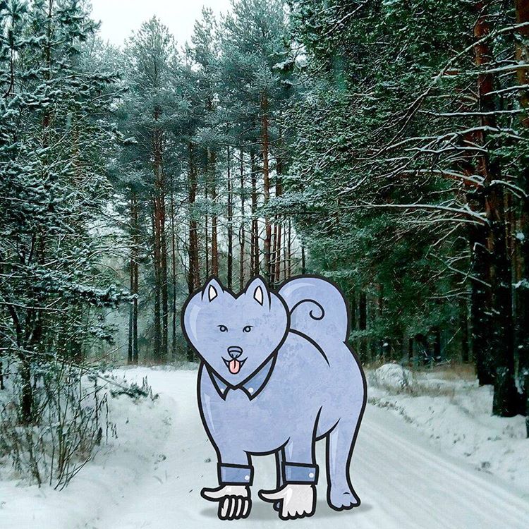 Российский иллюстратор, дополняющий реальность своими остроумными рисунками иллюстратор Gudim, российский иллюстраор дополняющий реальность