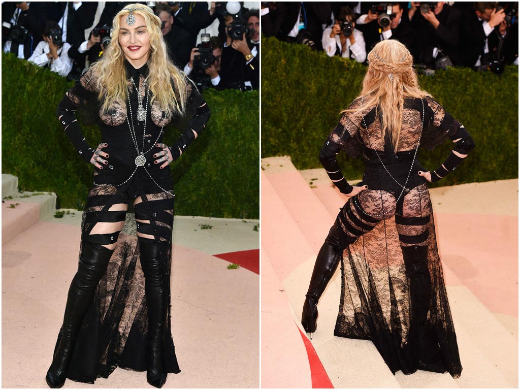 странные наряды мадонны, откровенные наряды мадонны