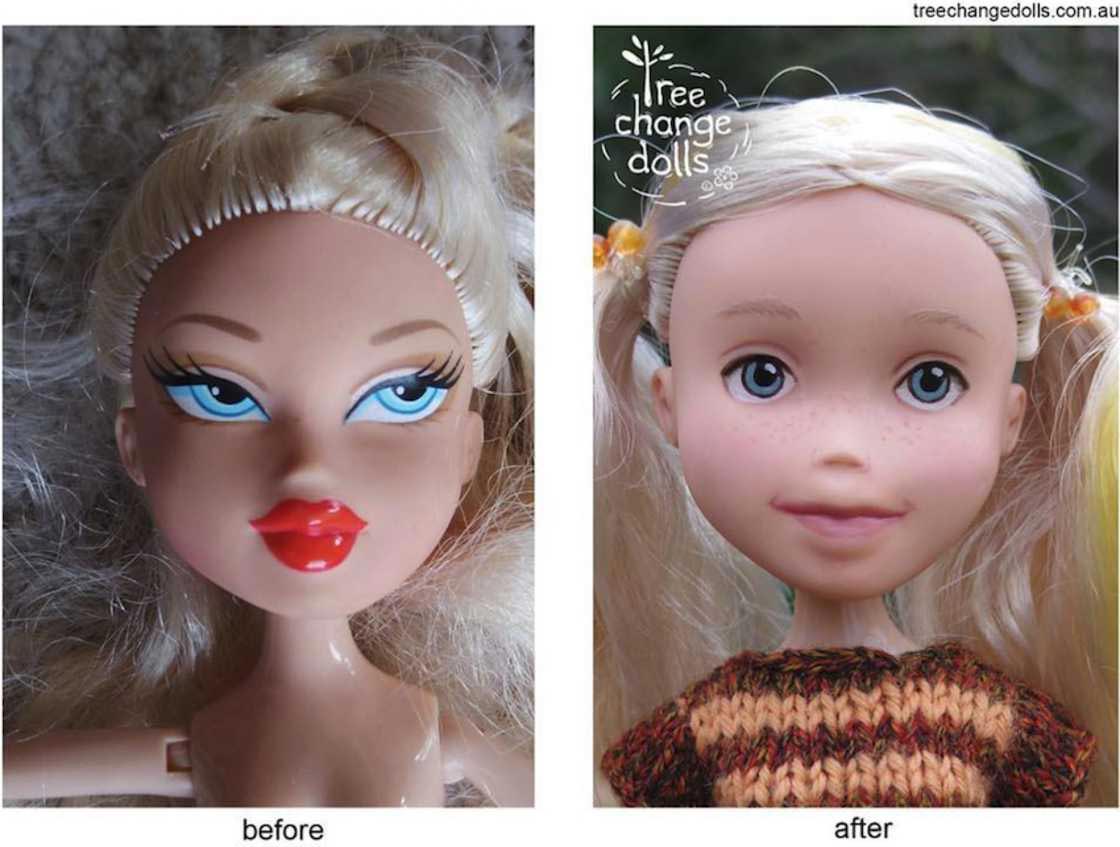 Tree Change Dolls, Соня Сингх, Sonia Singh, стирает макияж куклам Bratz