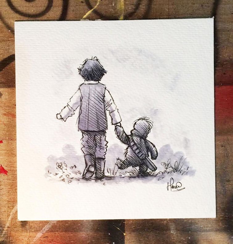 персонажи Звездные войны Винни-Пух, Вуки-Чу