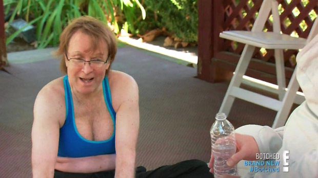 Брайан Зембик, Brian Zembic, мужчина силиконовая грудь на спор, установил на спор грудные импланты, установил в грудь импланты за 100000 долларов