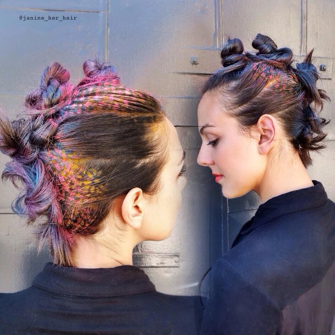 Граффити на волосах — новый тренд в окрашивании волос, который захватил интернет Граффити на волосах? окрашивание волос трафаретами, новый тренд в окрашивании волос