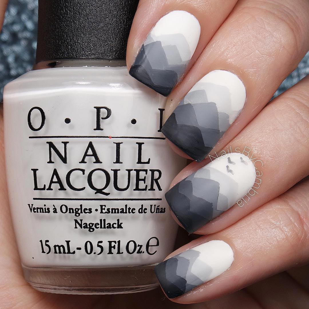 50 оттенков серого или доказательства того, что серый маникюр это не скучно серый маникюр, ногти серого цвета, серый лак