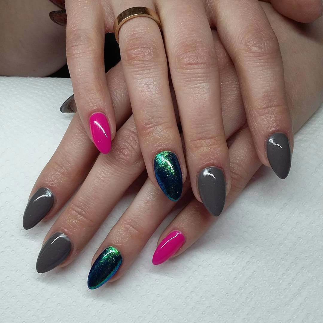 50 оттенков серого или доказательства того, что серый маникюр это не скучно серый маникюр, ногти серого цвета, серый лак