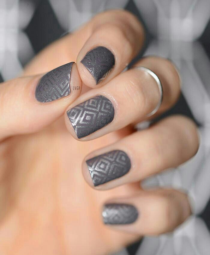 50 оттенков серого или доказательства того, что серый маникюр это не скучно серый маникюр, ногти серого цвета, серый лак