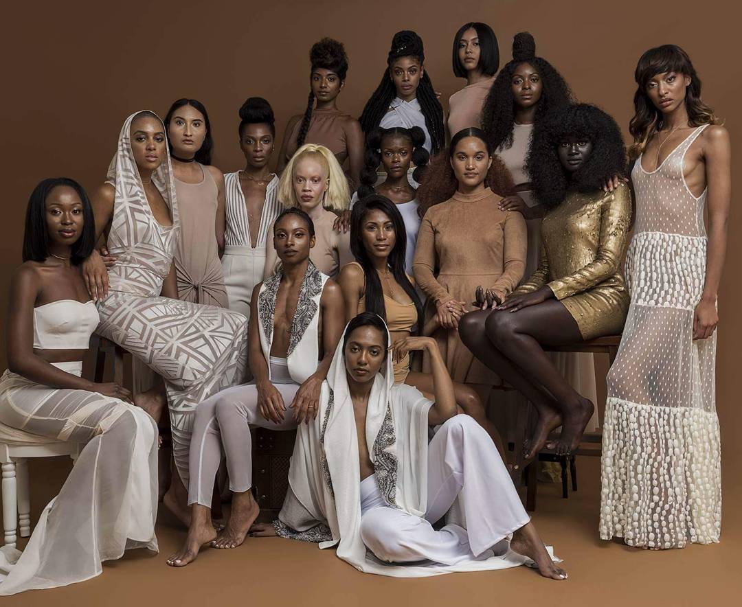  Кхудия Диоп, Khoudia Diop, Богиня меланина, Melaniin goddess, африканская модель с угольным цветом кожи