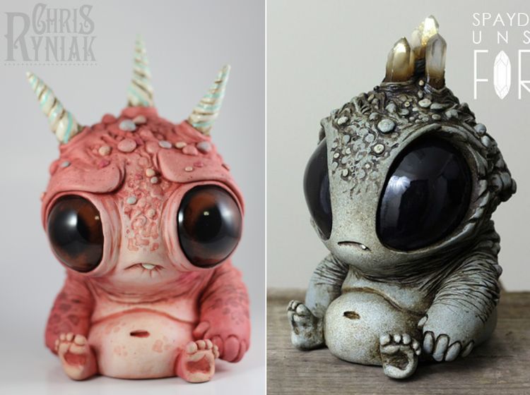 Дружелюбные керамические монстры, которых так и хочется забрать себе домой керамические монстры, Крис Риньяк, Chris Ryniak