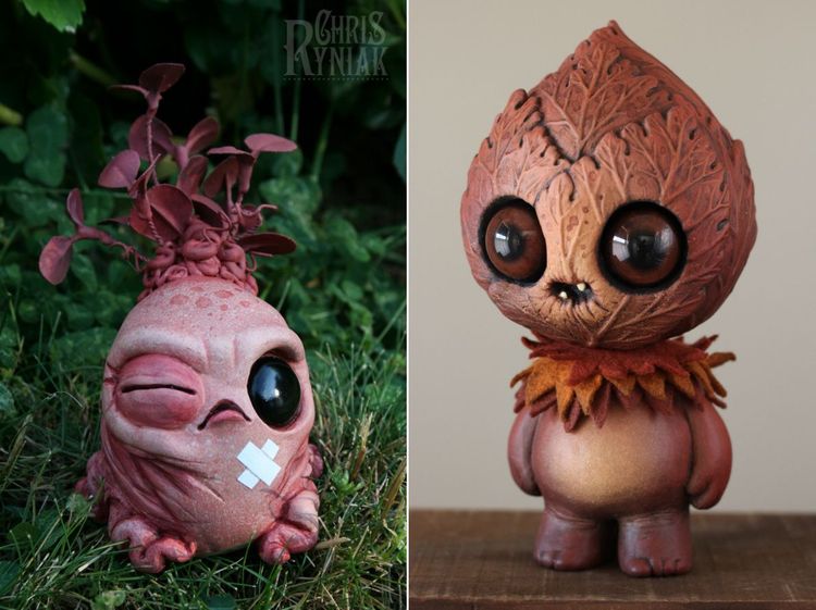 Дружелюбные керамические монстры, которых так и хочется забрать себе домой керамические монстры, Крис Риньяк, Chris Ryniak