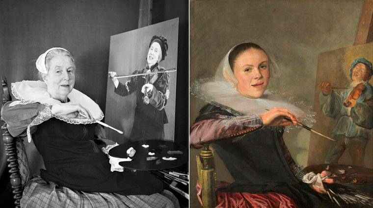 воссоздает шедевры живописи, Лаура Хофштадтер,Laura Hofstadter, фотограф воссоздает живопись