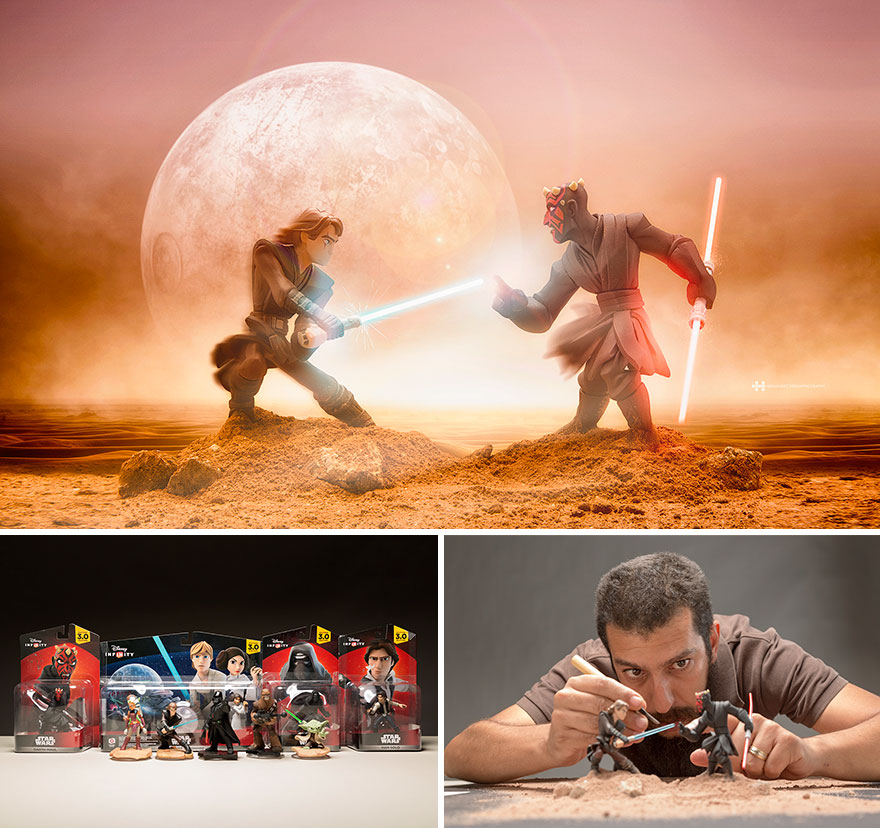 фотограф создаёт фотографии при помощи игрушек, Феликс Эрнандес Родригес, Felix Hernandez Rodriguez