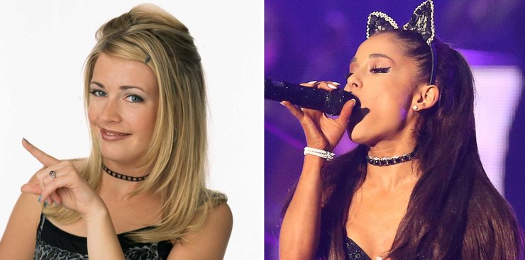 знаменитости копирующие стиль звёзд 90-х, стиль 90-х