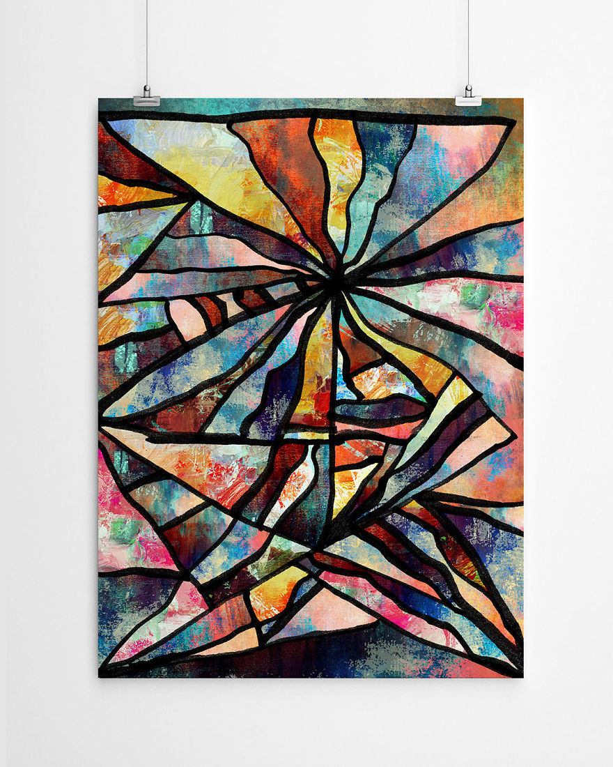 художник превращает каракули сына в абстрактное искусство, Пол Додд, Paul Dodd