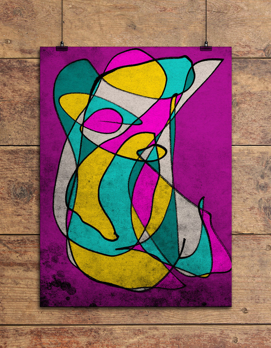 художник превращает каракули сына в абстрактное искусство, Пол Додд, Paul Dodd