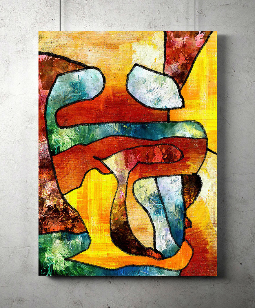 художник превращает каракули сына в абстрактное искусство, Пол Додд, Paul Dodd