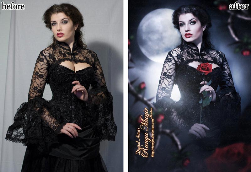 20 обработанных фотографий, заставляющих поверить в силу фотошопа до и после фотошопа, красивый фотошоп