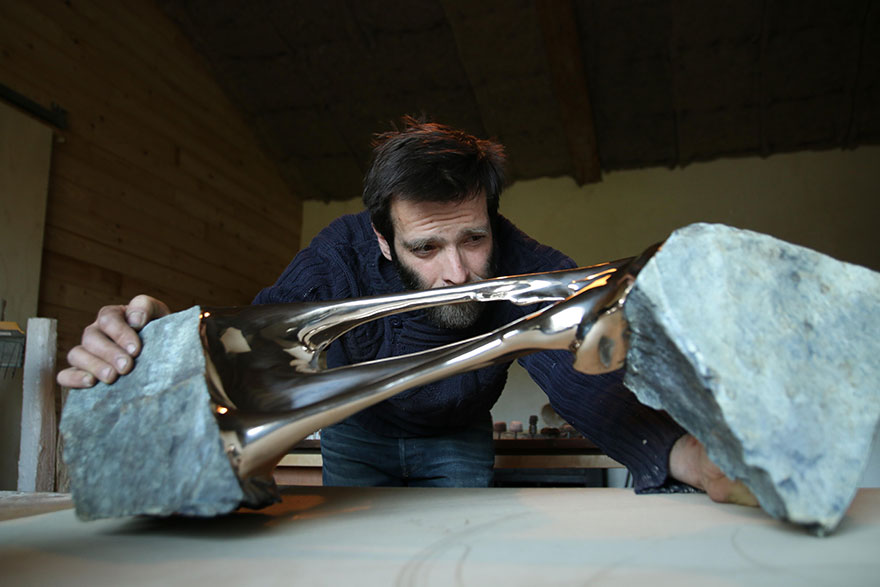 скульптуры из бронзы и камня, Ромен Ланглуа, Romain Langlois