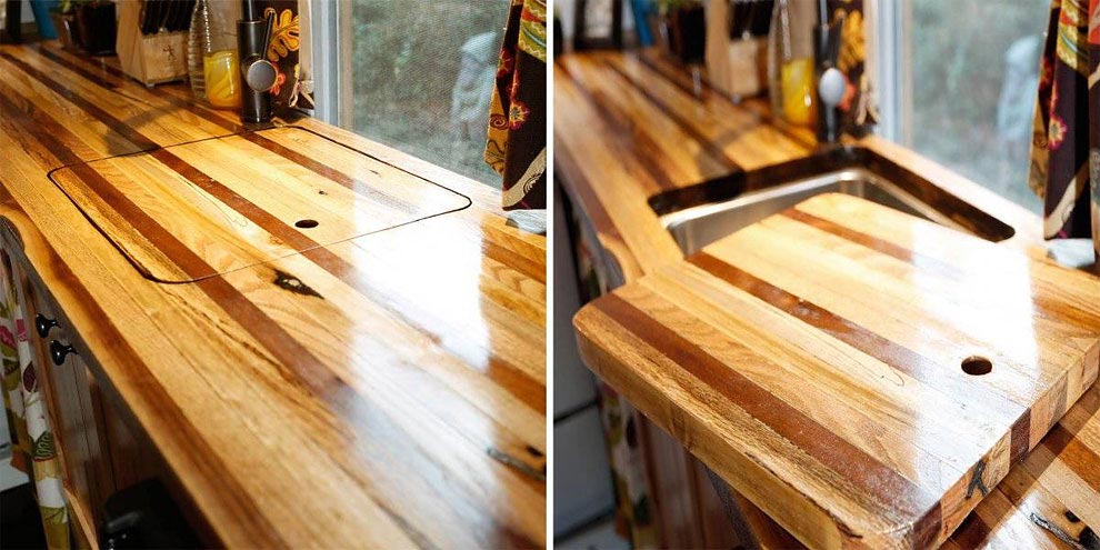 Пара путешествует по стране в удивительно уютном крошечном доме на колесах площадью всего 12 кв.м. дом на колесах площадью 12 кв м, крошечный дом на колесах, пара построила дом на колесах