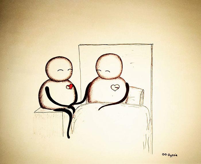20 мрачноватых комиксов о любви, заставляющих задуматься о её обратной стороне мрачноватые комиксы о любви, рисунки о любви