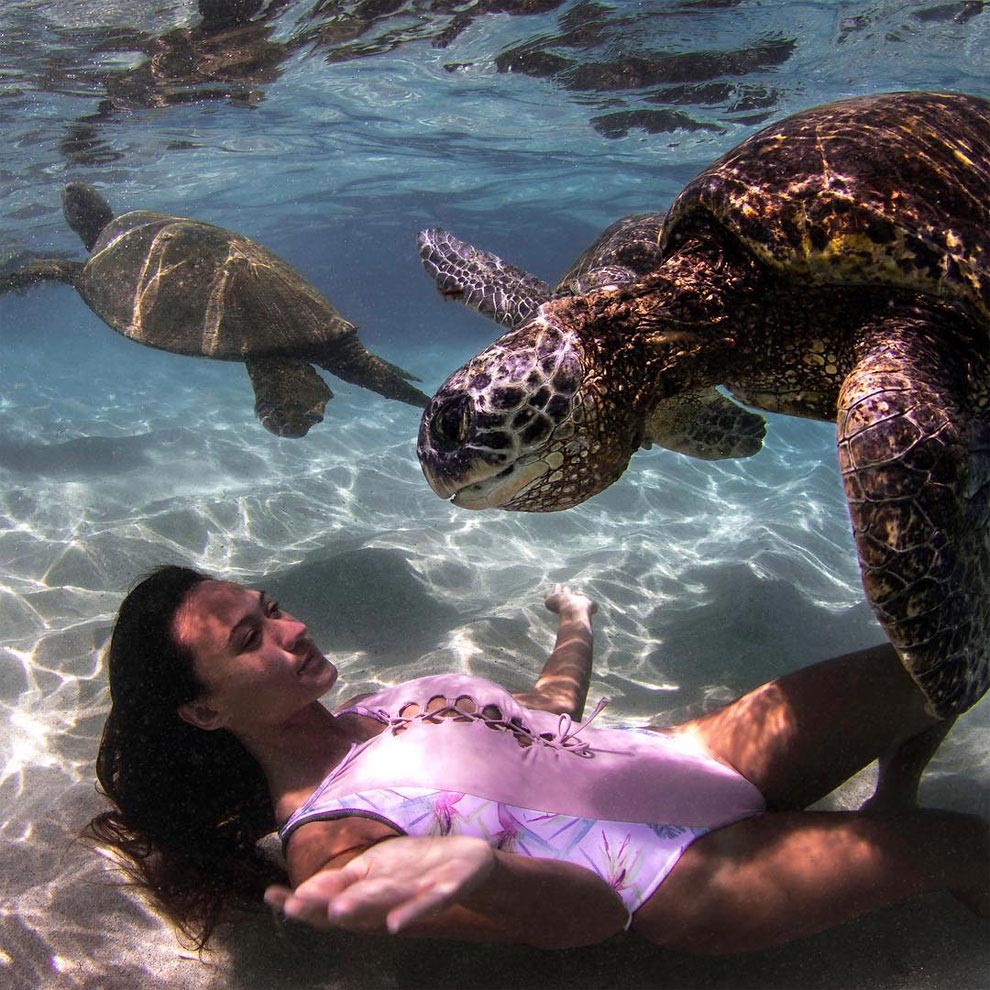 Рава Рэй — горячая модель с откровенными подводными снимками по прозвищу 'Королева скатов' Рава Рэй, Rava Ray, королева скатов, откровенные подводные снимки