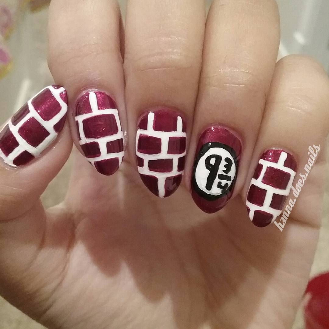 идеи для маникюра в стиле гарри поттера, маникюр гарри поттер