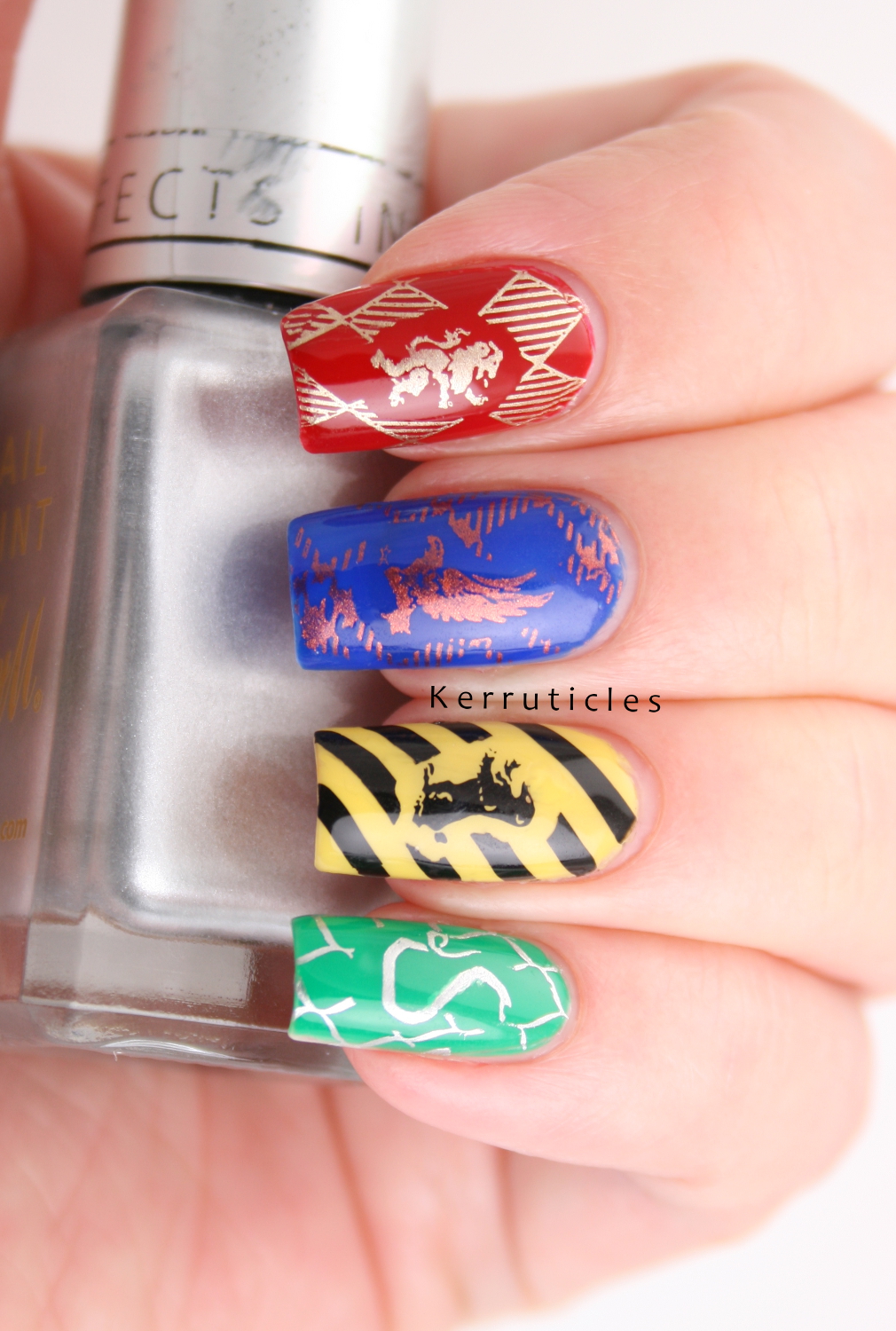 идеи для маникюра в стиле гарри поттера, маникюр гарри поттер