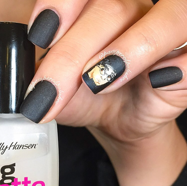 идеи для маникюра в стиле гарри поттера, маникюр гарри поттер