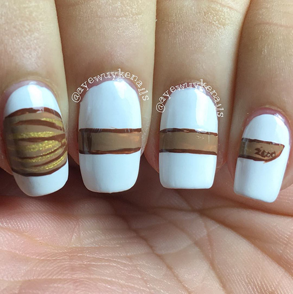 идеи для маникюра в стиле гарри поттера, маникюр гарри поттер