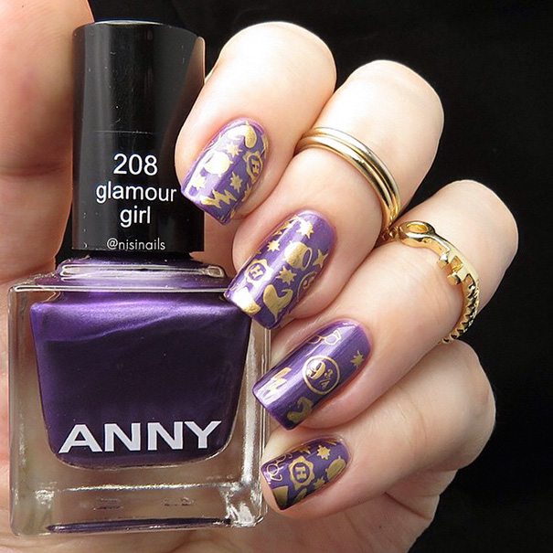 идеи для маникюра в стиле гарри поттера, маникюр гарри поттер