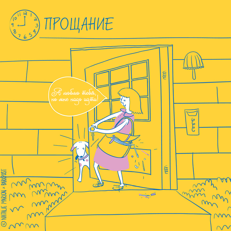 Жизнь хозяйки собаки, жизнь владельца собаки в иллюстрациях, Натали Марион, Natalie Marion)