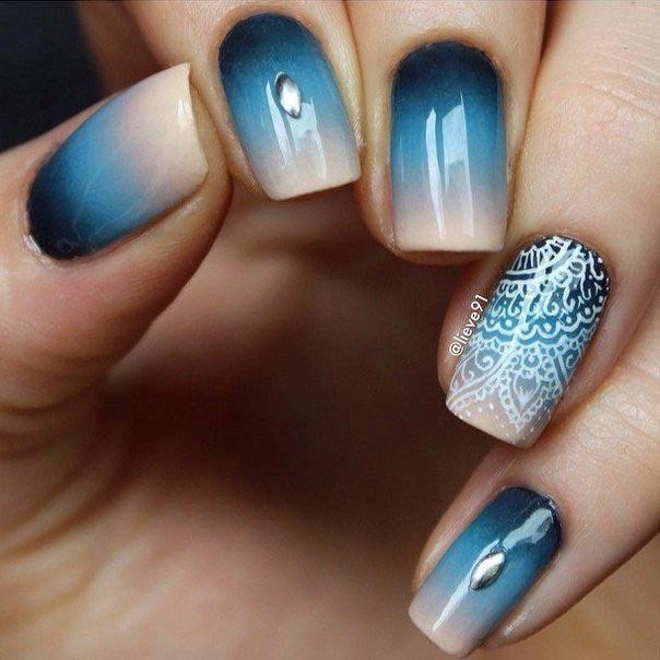 Маникюр с эффектом омбре: 30 сногсшибательных идей идеи для маникюра омбре, градиентный маникюр