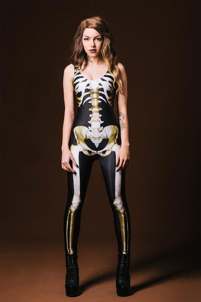 Костюм со светящимся в ультрафиолете скелетом, превращающий вас ходячий в рентгеновский снимок Костюм со светящимся ультрафиолете скелетом? костюм со светящимися костями