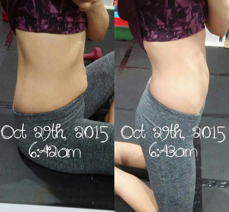 похудение за 30 секунд, девушки фото похудели за 30 секунд