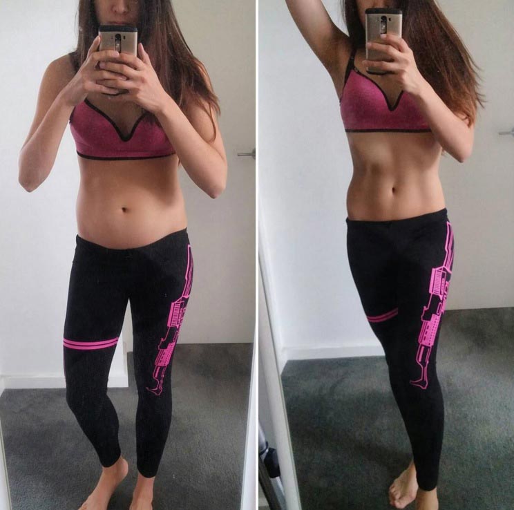 похудение за 30 секунд, девушки фото похудели за 30 секунд