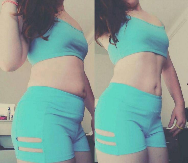 похудение за 30 секунд, девушки фото похудели за 30 секунд
