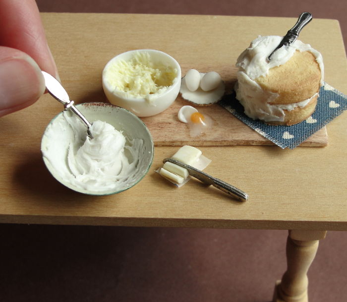 реалистичные крошечные скульптуры еды, Ким Клаф, Kim Clough