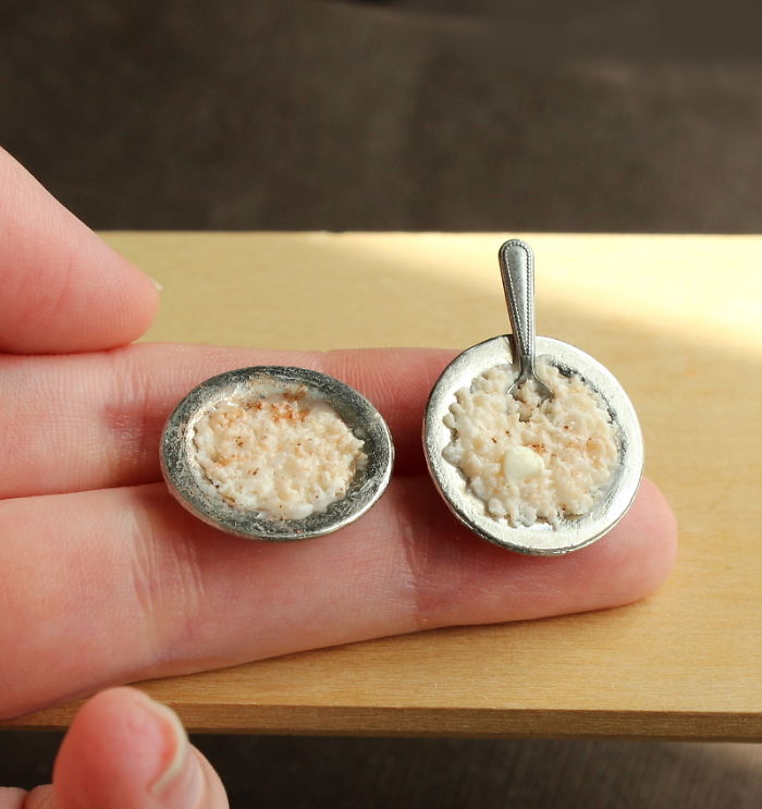 реалистичные крошечные скульптуры еды, Ким Клаф, Kim Clough