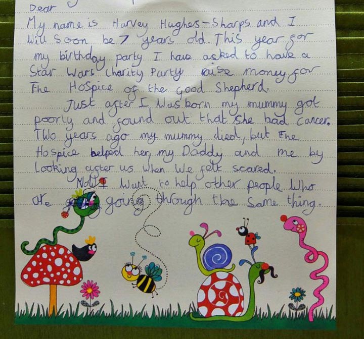 мальчик отказался от подарков помочь хоспису, мальчик помог хоспису, мальчик собрал денег для хосписа