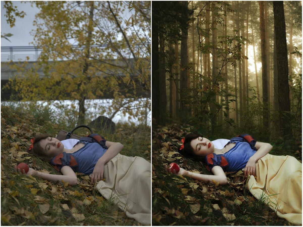 Удивительное рядом: 20 волшебных фотографий до и после фотошопа до и после фотошопа, красивый фотошоп