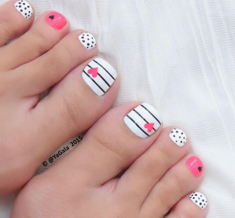 25 актуальных и чертовски красивых идей для летнего педикюра идеи для педикюр, педикюр 2016