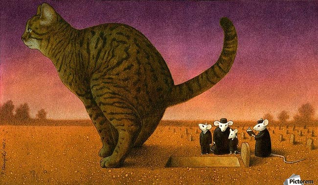 Павел Кучински, Pawel Kuczynski, остросоциальные иллюстрации, сатирические иллюстрации