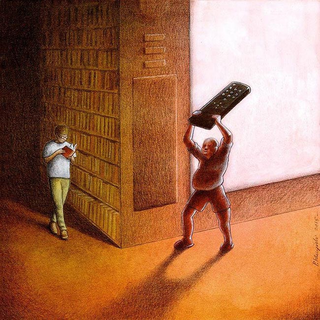 Павел Кучински, Pawel Kuczynski, остросоциальные иллюстрации, сатирические иллюстрации