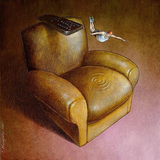 Павел Кучински, Pawel Kuczynski, остросоциальные иллюстрации, сатирические иллюстрации