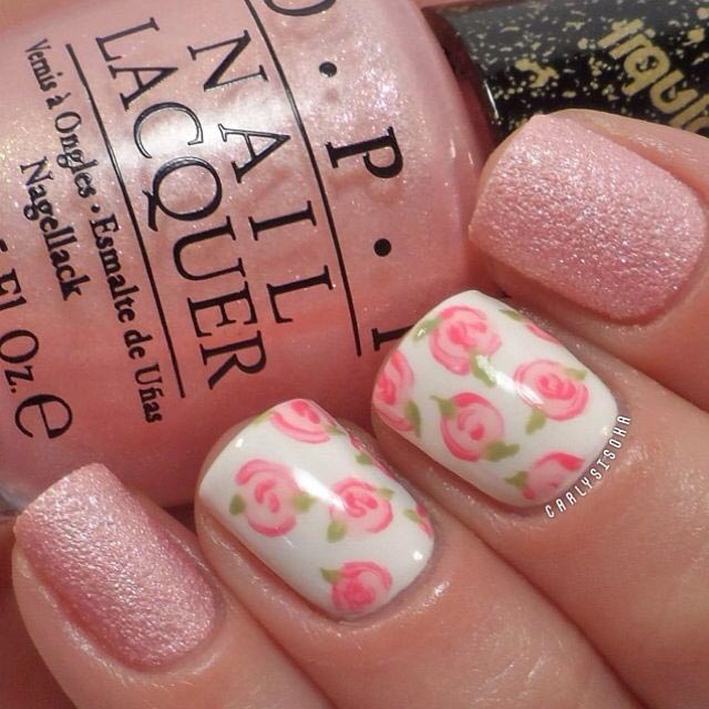 розовый маникюр, маникюр с розовым лаком