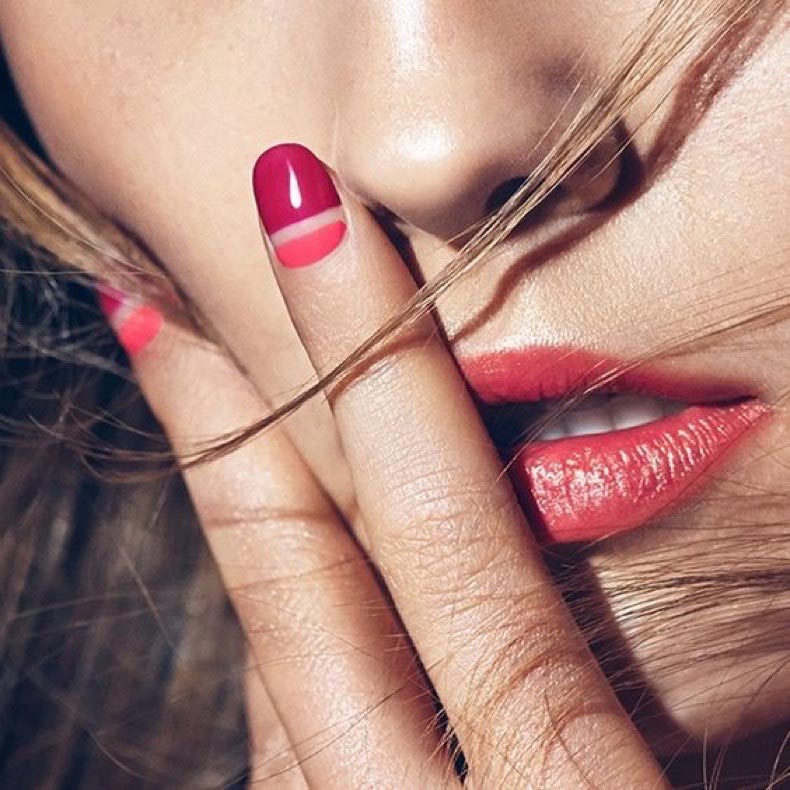 розовый маникюр, маникюр с розовым лаком